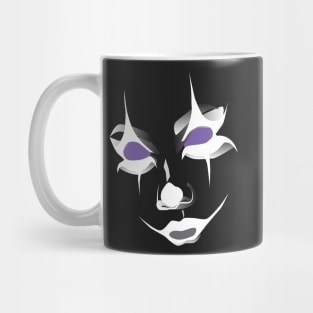 Venice Carnival. Mask outline white Mug